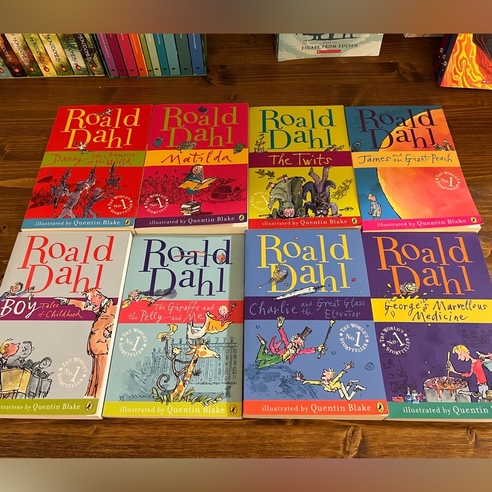 Ronald Dahl set of 8 classic books
